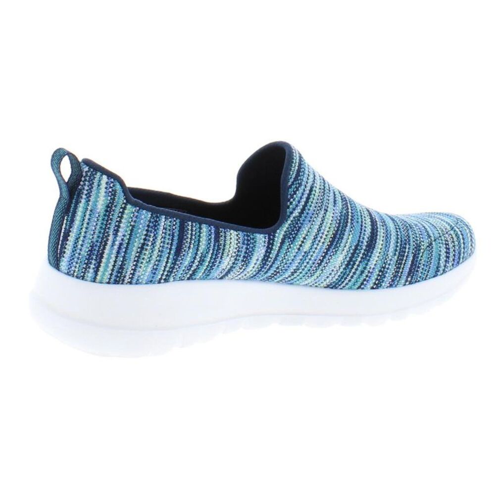 Skechers Womens Go Walk Joy - Terrific Navy Knit Slip-On Sneakers Shoes Used - Picture 3 of 4